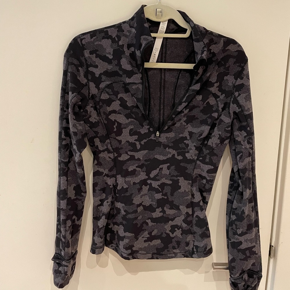 LULULEMON Camo Quarter Zip